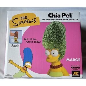 New In The Box Simpsons Marge Simpson Chia Pet Decorative Planter